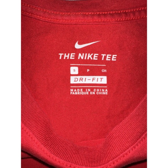 Men's‎ NIKE Red Long Sleeve; Size Small - Picture 2 of 5
